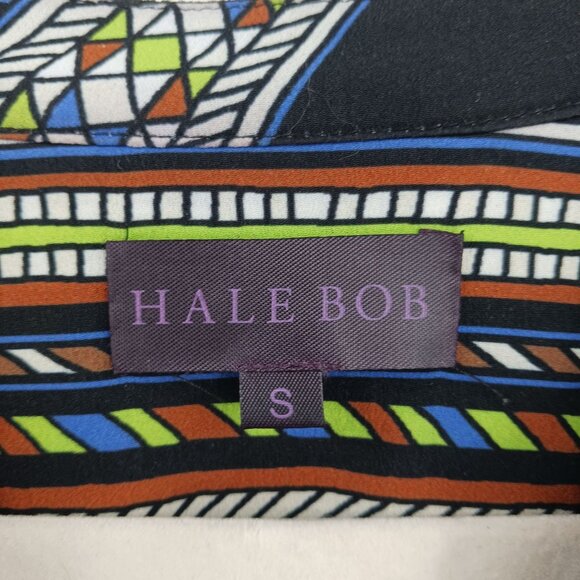 Hale Bob Geometric Print Maxi Dress Size Small Multicolor - Picture 9 of 14